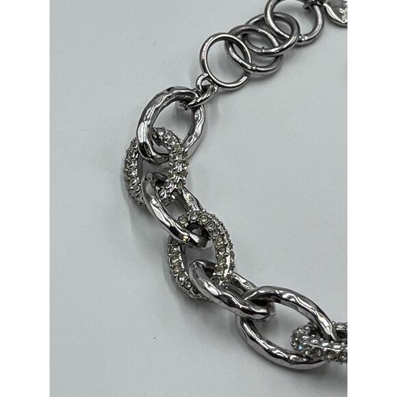 Stella & Dot Christina Chain
Link Silver tone Pave Crystal Bracelet - Picture 11 of 11